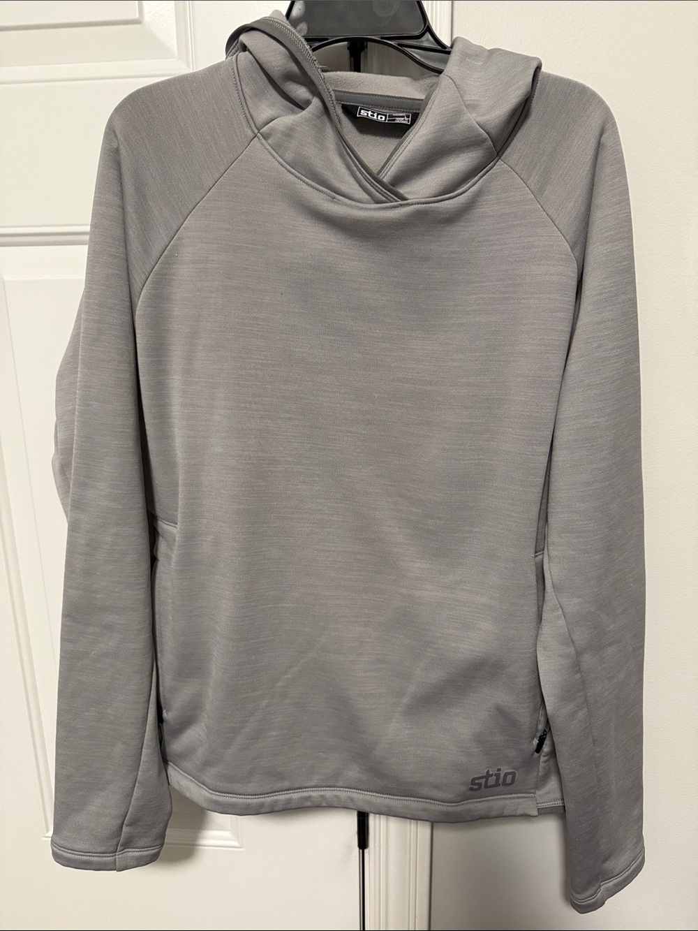 Stio Gray Polartec Fleece hoodie